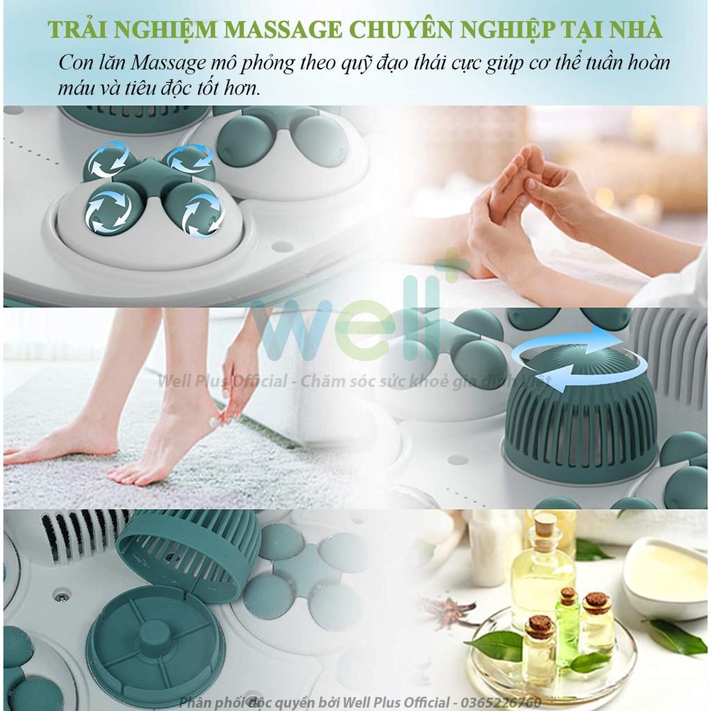 Chậu Ngâm Chân Massage AUX - Bồn Ngâm Chân Mát Xa Hồng Ngoại Tự Động Với Menu Cảm Ứng Và Remote Từ Xa