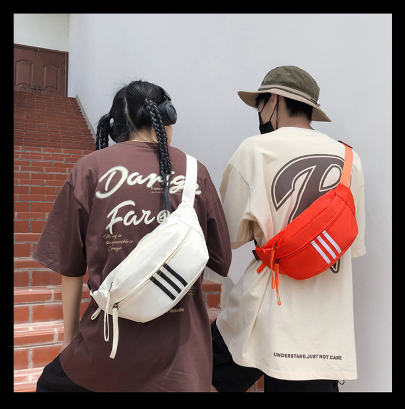 Túi đeo chéo mini, túi đi bộ chạy bộ, túi đeo hông, túi đeo ngực, túi bao tử, balo mini nam nữ nhỏ gọn chống nước