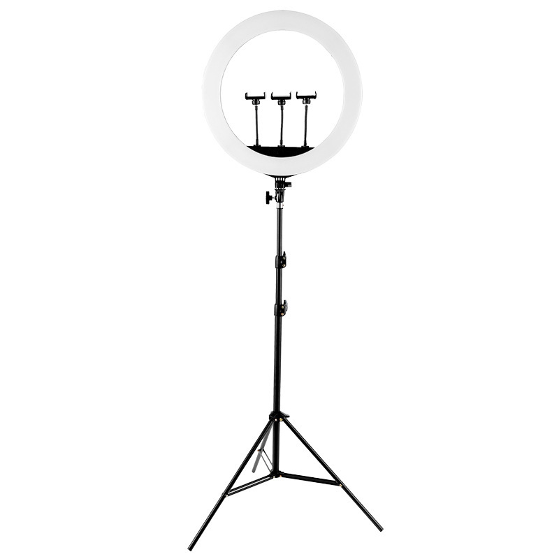 Đèn livestream 54Cm, Đèn Led Trợ Sáng, Chiếu Sáng Studio, Makeup, Quay Phim , Chụp Ảnh, Livetream, Selfie, Xăm nghệ thuật Kèm Kẹp Điện Thoại Tùy Chỉnh