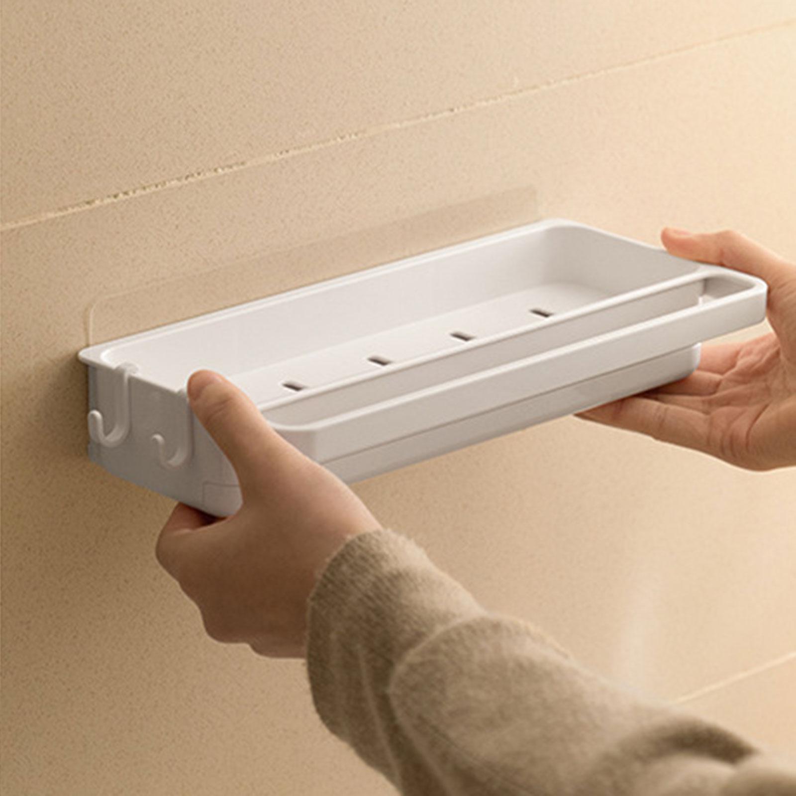 Kitchen Sponge Holder Multifunctional Shower Organizer Towel Rack for Brush