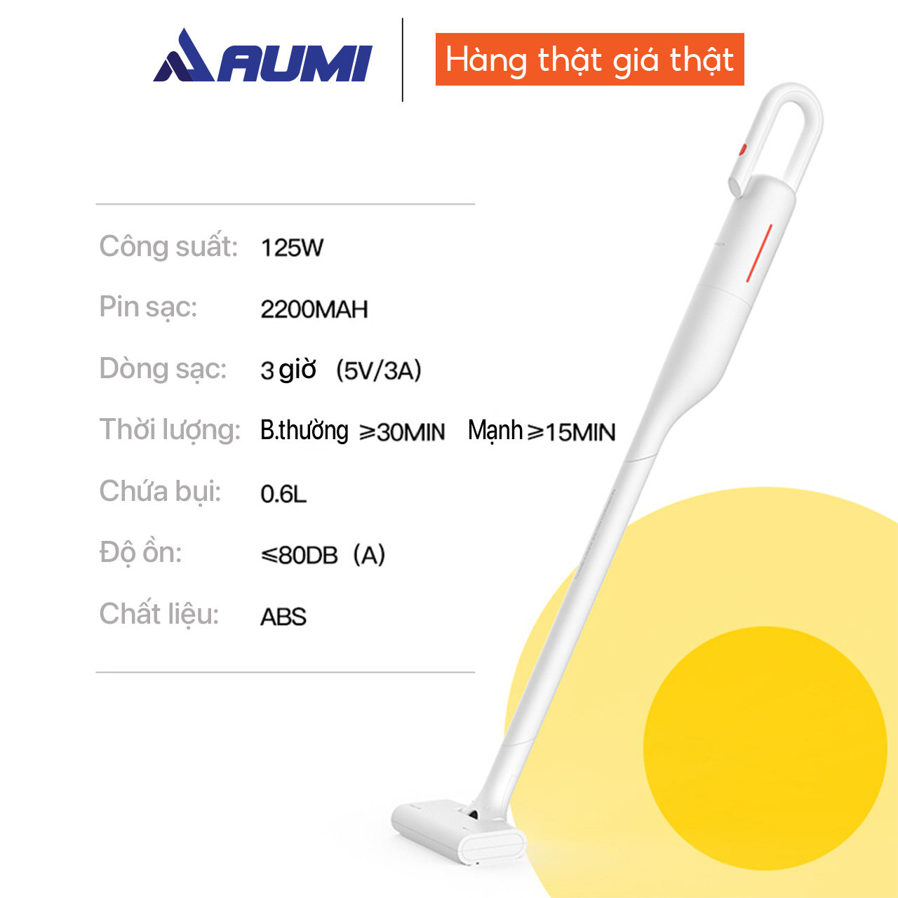 Máy hút bụi cầm tay không dây cao cấp Xiaomi Deerma VC01 ( hàng nhập khẩu )