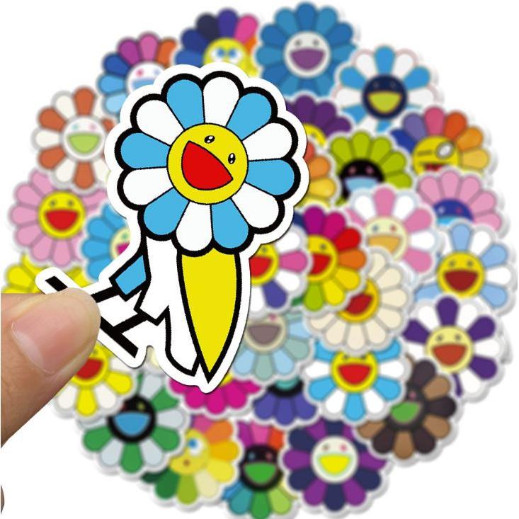 Sticker dán cao cấp CHỦ ĐỀ Sunflower Cực COOL ms#115