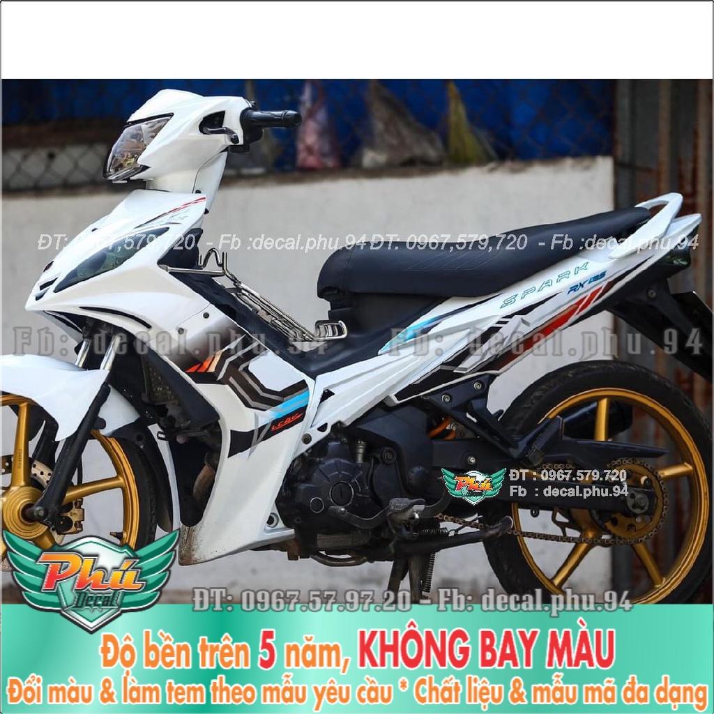 Tem Rời Exciter 2006-2010 Trắng đen in trong -1