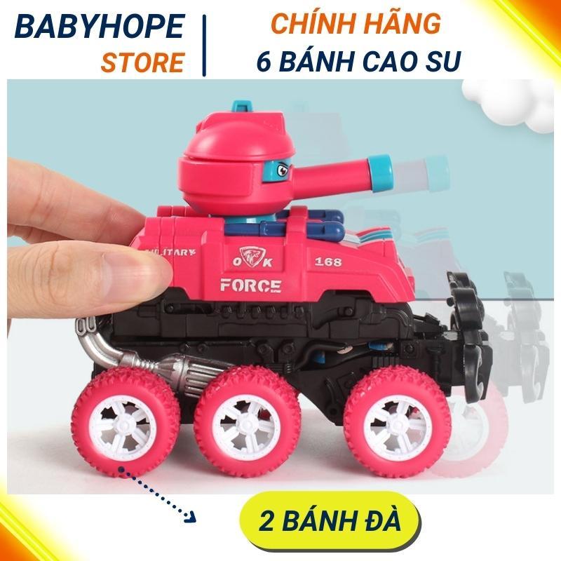 Xe ô tô địa hình quán tính, bánh đà cho bé kết hơp súng bắn đạn nhựa an toàn