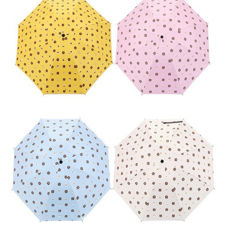 Dù Gấu Chống Tia UV 2 Lớp