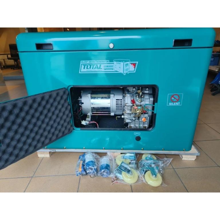 MÁY PHÁT ĐIỆN DÙNG DẦU DIESEL 8.0KW 12V TOTAL TP280001 - HÀNG CHÍNH HÃNG