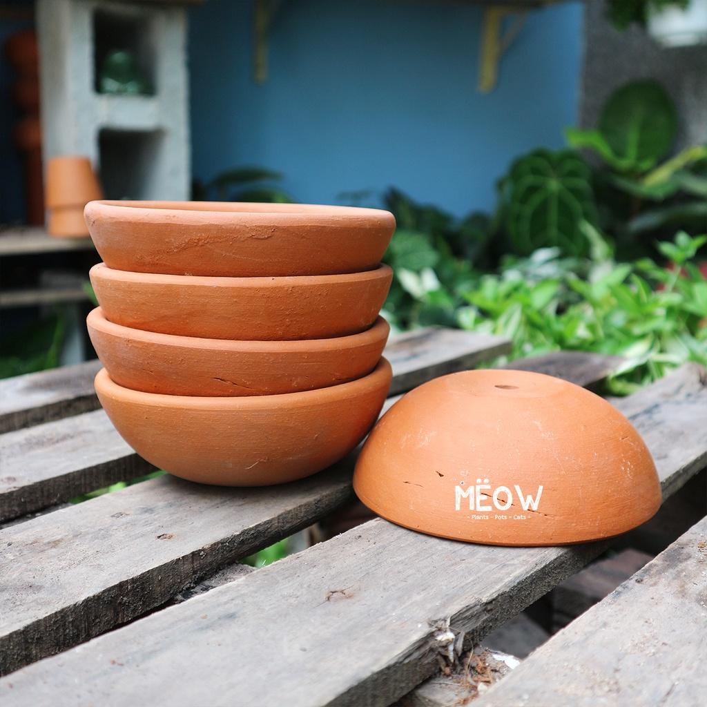 COMBO 5 chậu đất nung Chảo lớn 17x6cm