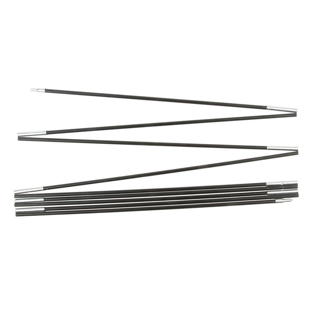 2x Outdoor Tent Fiberglass Pole Kit Rod Replacement Accessories for Hiking Camping Picnic, Diameter 7.0/8.0mm