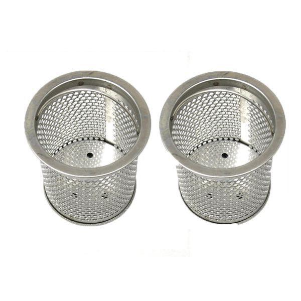Lọc rác bồn rửa bát inox có nắp đậy