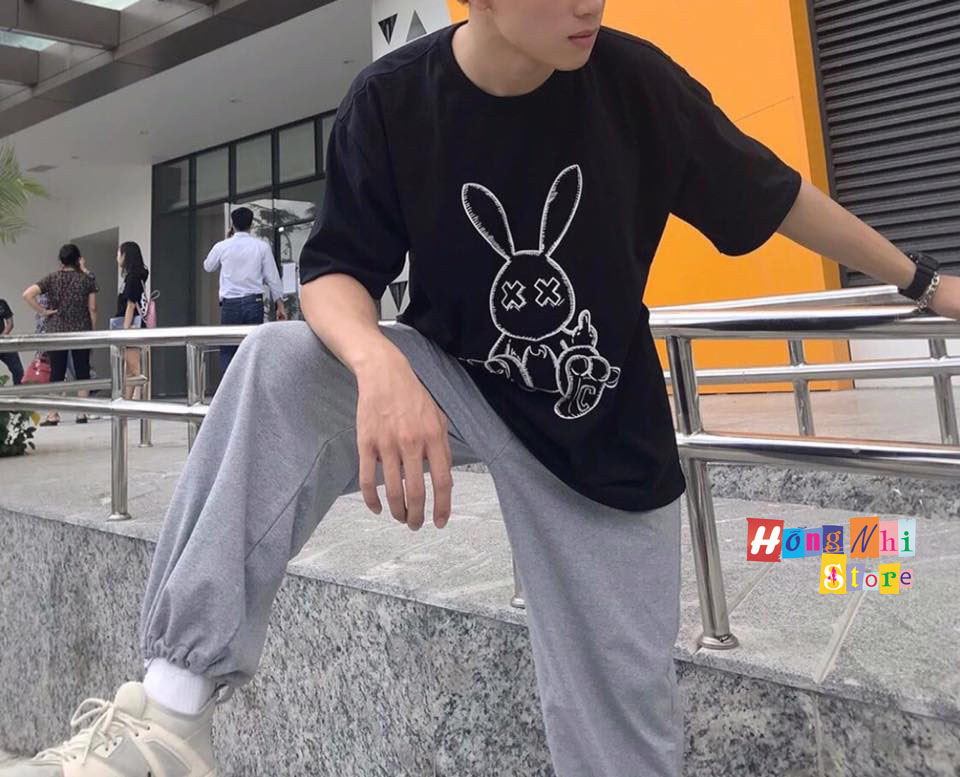 Quần Jogger Box Unisex 2 Túi Lưng Thun Bo Lai Dáng Rộng Màu Xám - MM - M