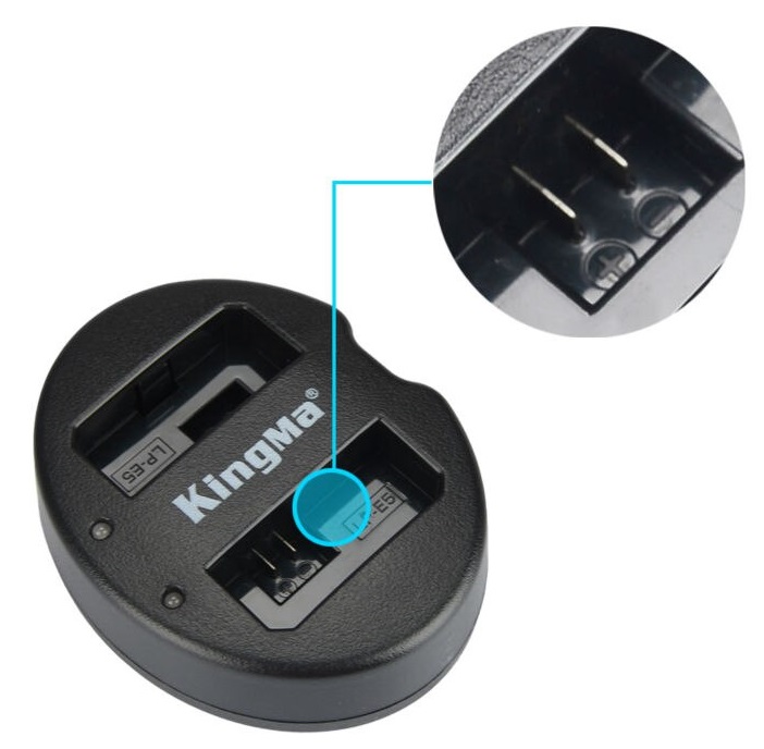 Combo 2 pin 1 sạc Kingma for Canon LP-E5 - Hàng chính hãng