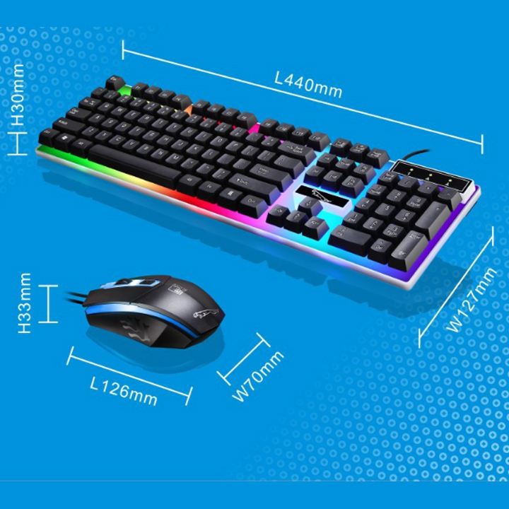 [ TẶNG LÓT LG] Bộ bàn phím và chuột G21 chuyên Game Led 7 màu + LÓT LG