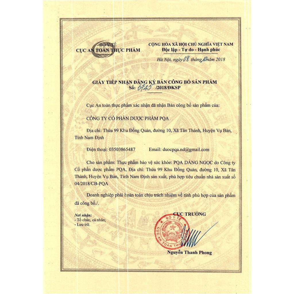 Dáng Ngọc PQA Thành Phần Từ Thiên Nhiên Hỗ Trợ Ăn Ngon Miệng, Bồi Bổ Sức Khỏe Hộp 125ml