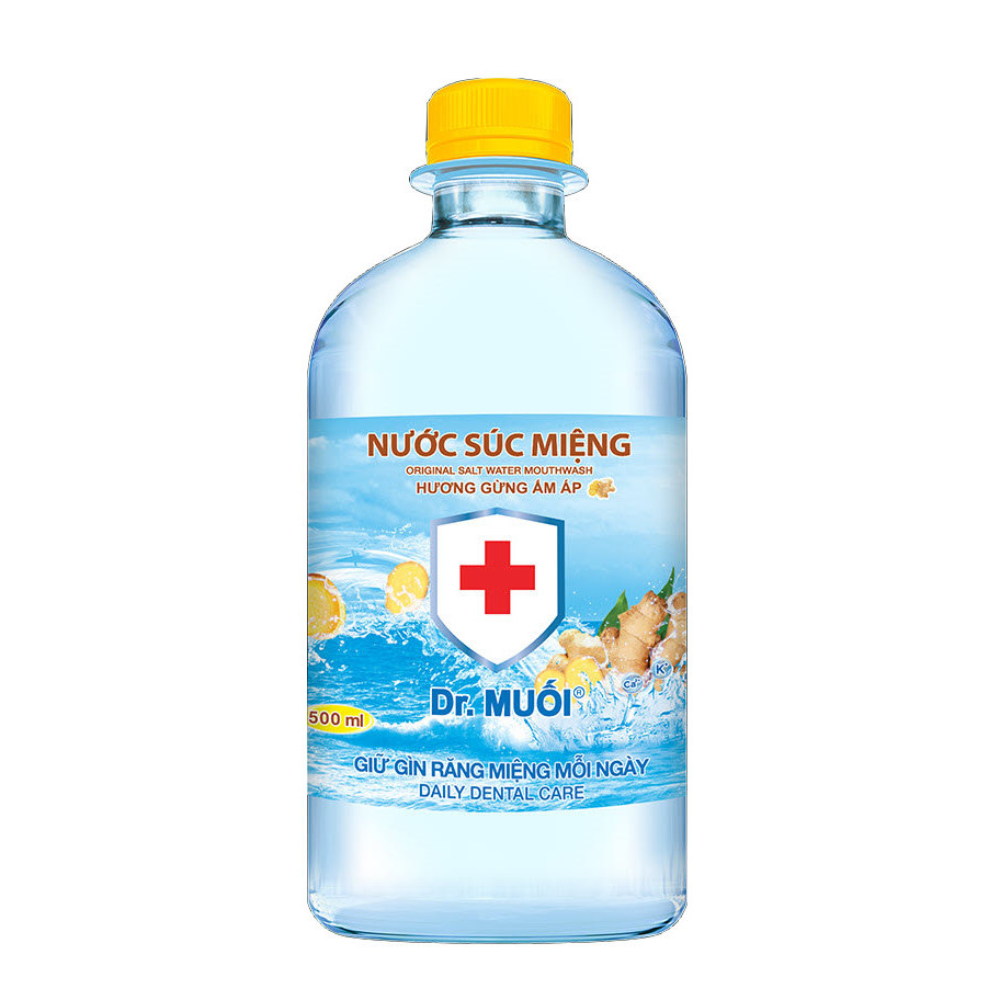 Nước súc miệng Dr. Muối hương gừng