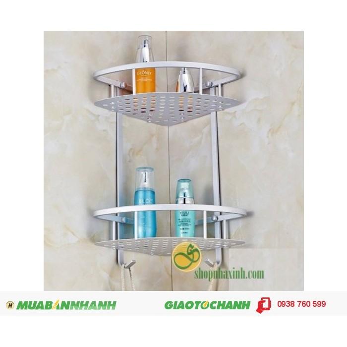 KỆ GÓC 2 TẦNG inox