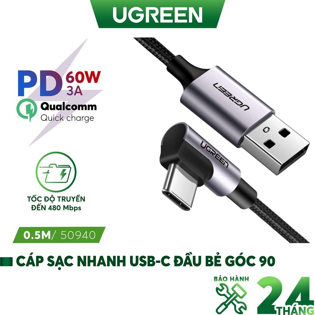 Cáp sạc và truyền dữ liệu dài 1-2m UGREEN US284 - Hàng chính hãng