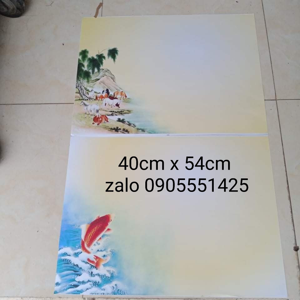 Bộ gồm 10 tờ giấy viết thư pháp  40cm x 54cm  nhiều mẫu. Mành tre, biểu lụa, bút mực thư pháp