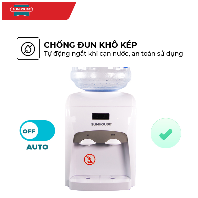 Cây Nước Nóng Lạnh Sunhouse SHD9601 - Hàng chính hãng