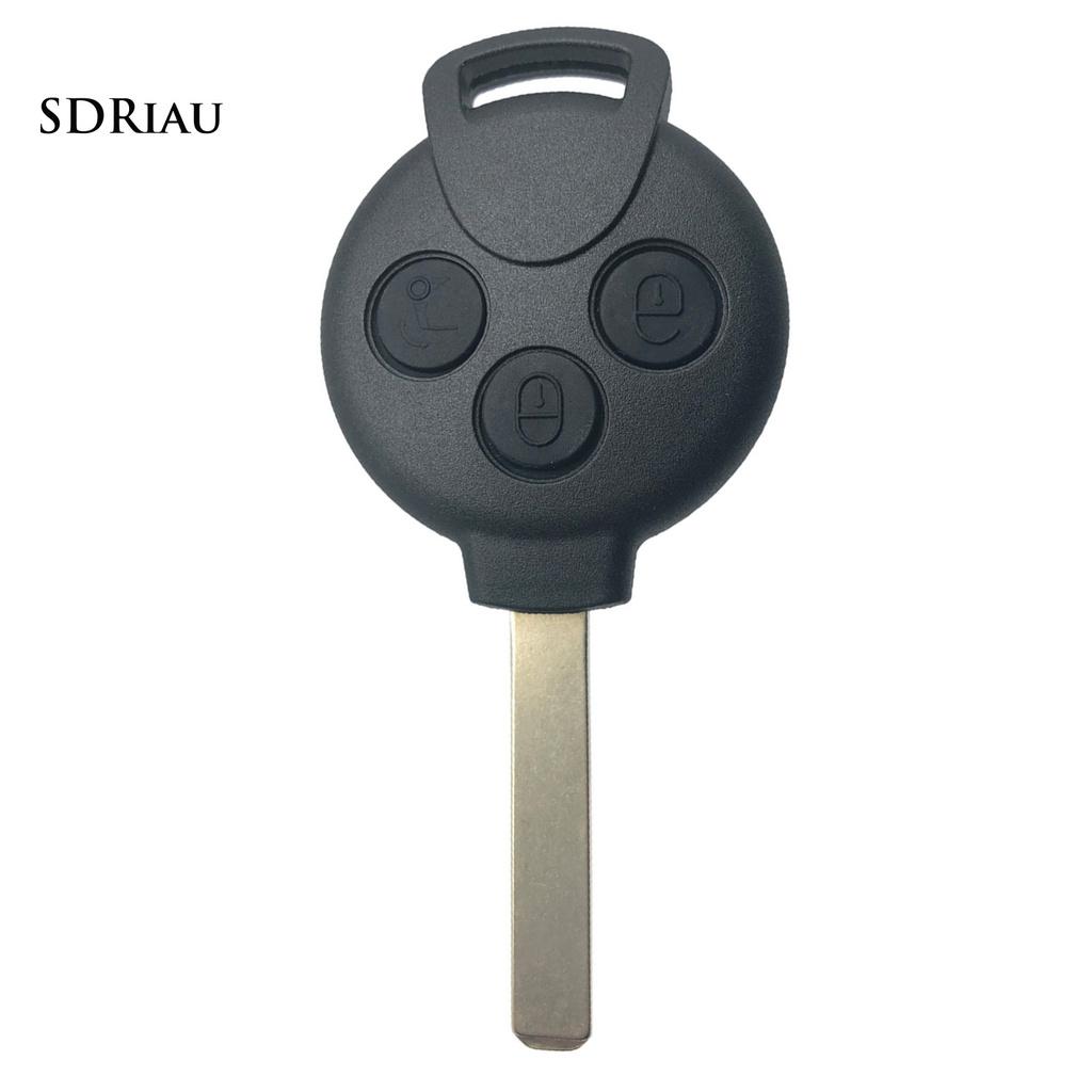 Vỏ Chìa Khóa Điều Khiển Từ Xa 3 Nút Cho Mercedes-Benz Smart Fortwo