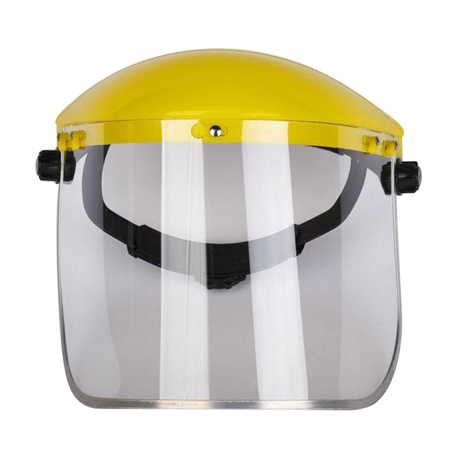 Anti Fog Full Face Shield Head-mounted Safety Anti-splash Clear Glasses Visor Safety Work Welding Grinding Helmet Cover