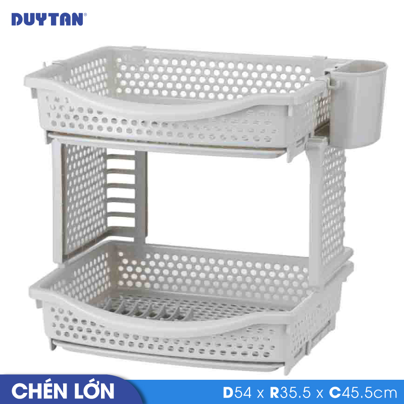 Kệ chén lớn nhựa Duy Tân - 11463 - Giao màu ngẫu nhiên - Hàng chính hãng