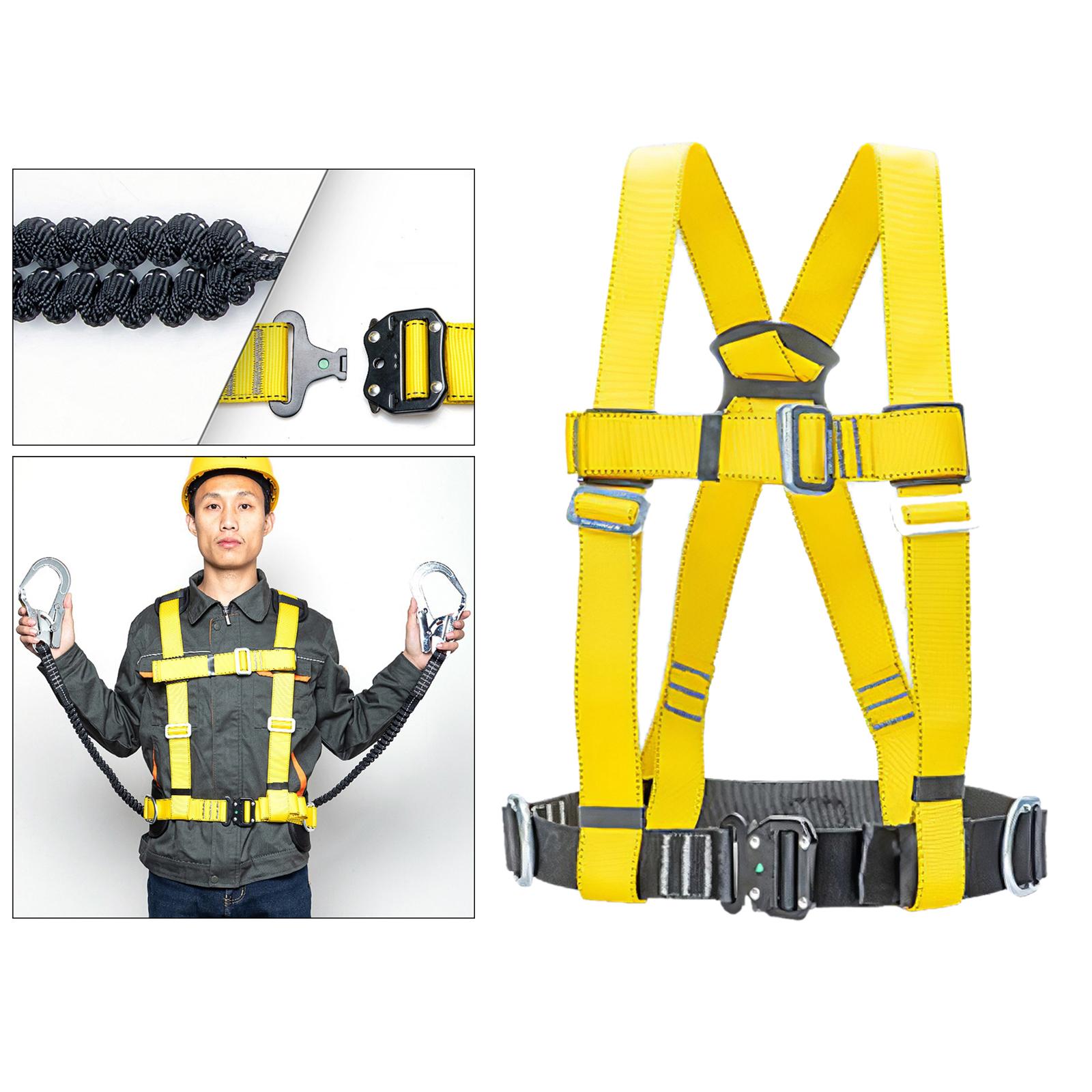Half Body Waist Safety Belt Harness Survival Rope Explore Aerial Work A