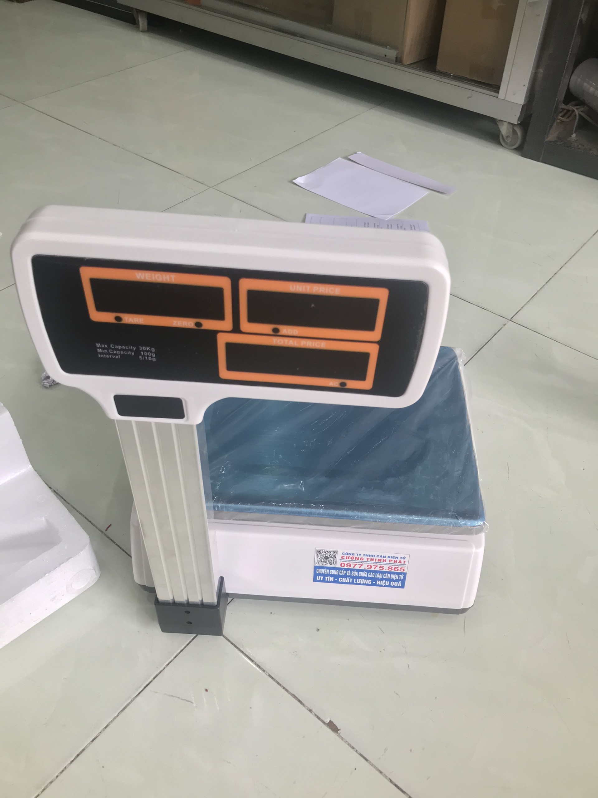 Cân Tính Tiền JPT 30KG - In Bill