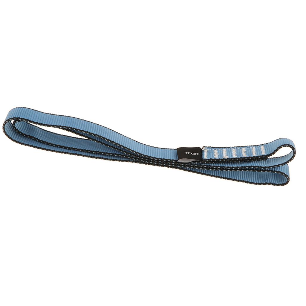 23KN Rope Runner Webbing Sling Flat Strap Belt for Mountaineering Rock Climbing Caving Rappelling Rescue Engineering