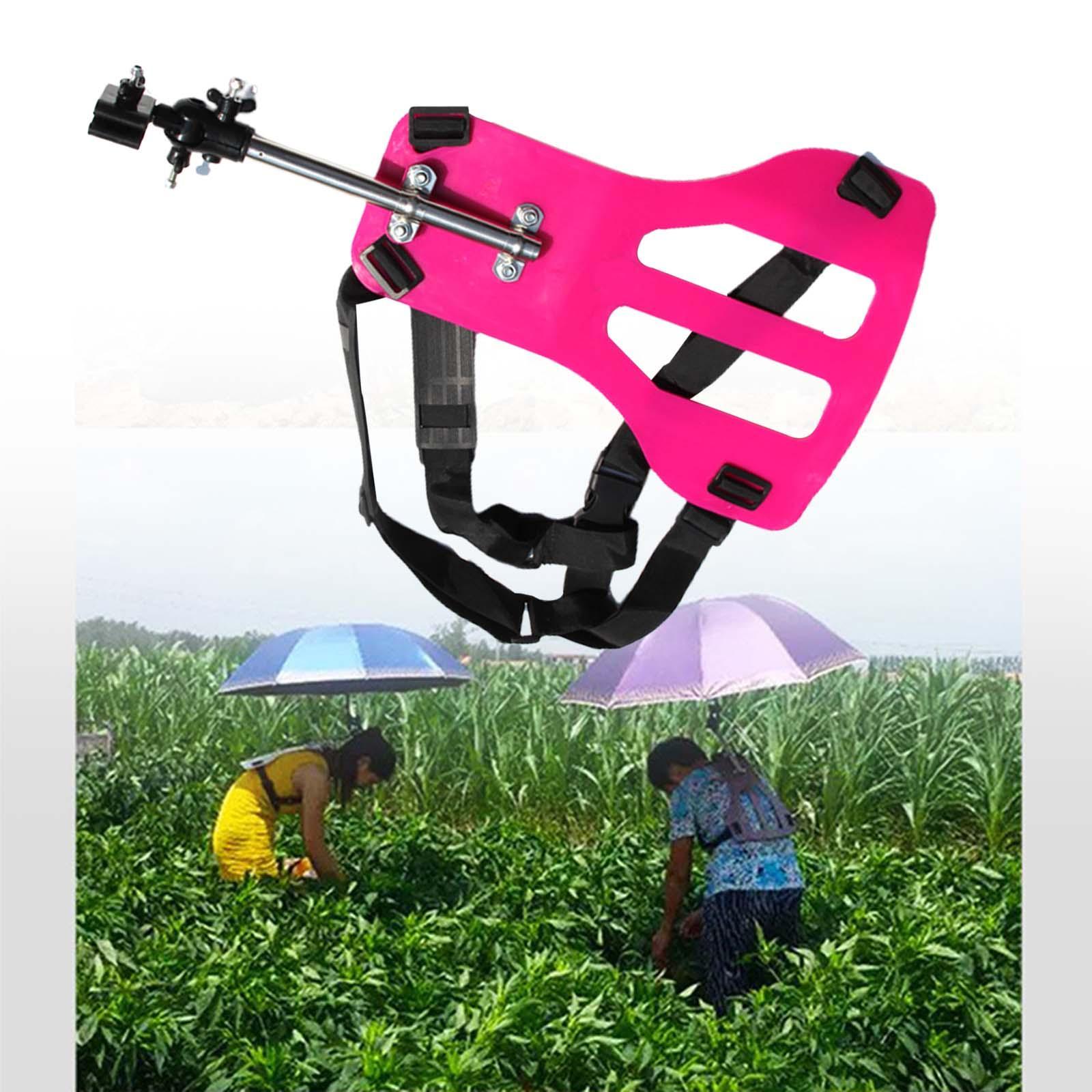 Wearable Umbrella Holder, Umbrella Rack Hands Free Support Rain Umbrella Stand Sun Umbrella Holder for Adults, Canoe Running Fishing Jogging