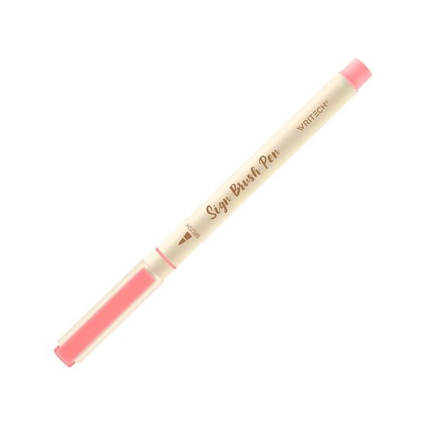 Bút Lông Brush Sign Pen 1 mm - Luyện Calligraphy - Thư Pháp - Writech W827 - Spring Cherry