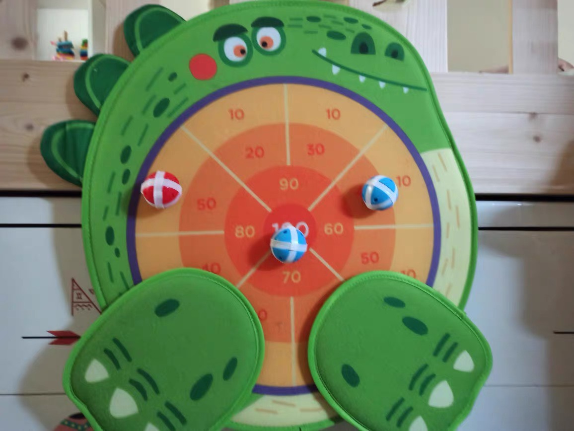 Trò chơi ném bóng dính khủng long chính hãng Mideer Fun Dart Game Dinosaur