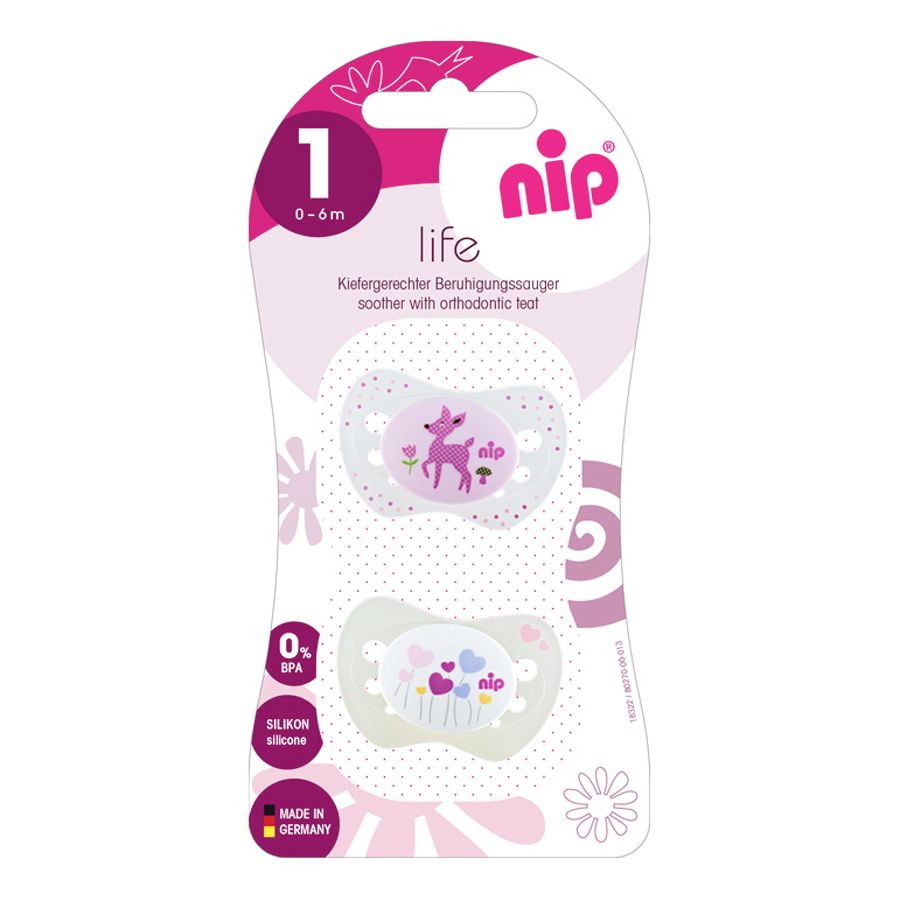 Bộ 2 Ti Ngậm Life Nip Silicon Nip31301 (Cỡ 1)