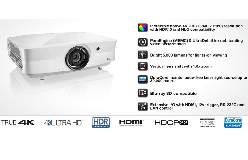 Máy chiếu 4K Optoma UHZ65LV - Hàng chính hãng