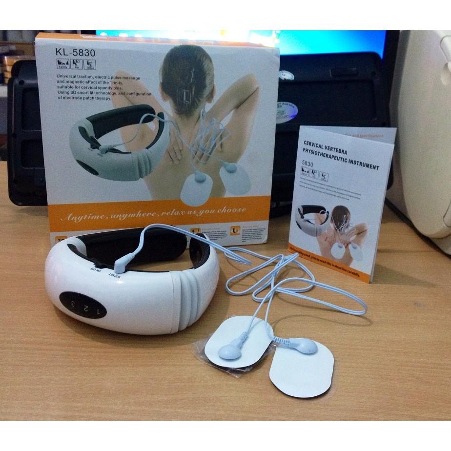 Máy Massage Cổ Vai Gáy KL5830, máy mát xa xung điện từ trường cân bằng âm dương cao cấp giảm đau mỏi