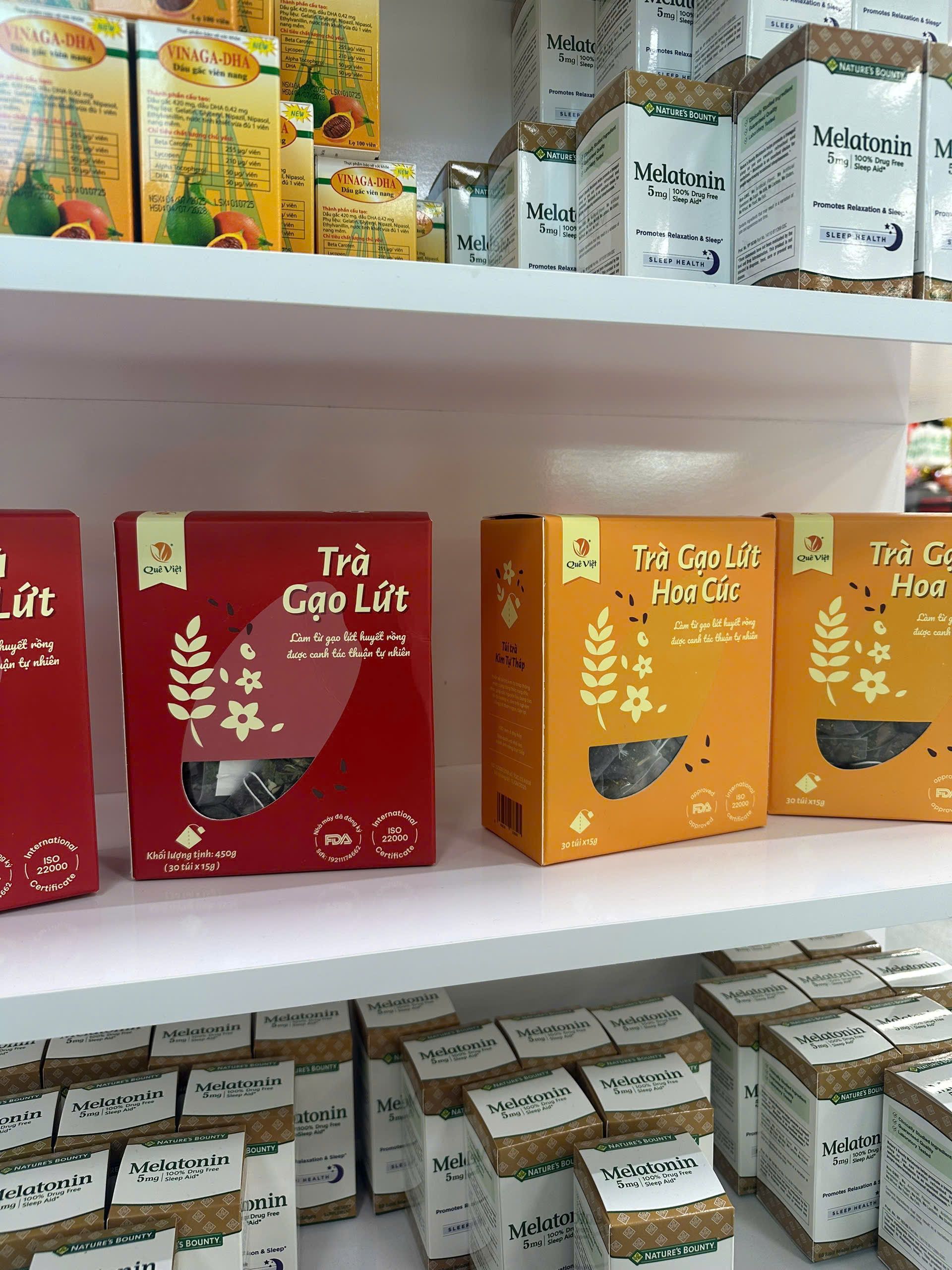 [CHÍNH HÃNG] Trà Hoa Cúc Khô Quê Việt Giúp An Thần, Ngủ Ngon, Giảm Căng Thẳng - Hộp 450g