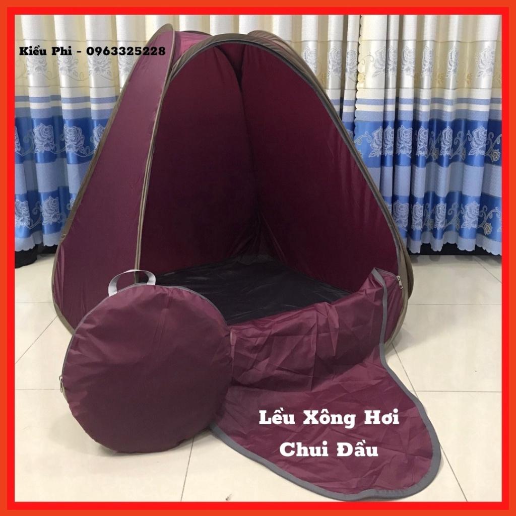 Lều xông hơi chui đầu tự bung  vải dày cách nhiệt chống thấm nước tốt hiệu quả tại nhà