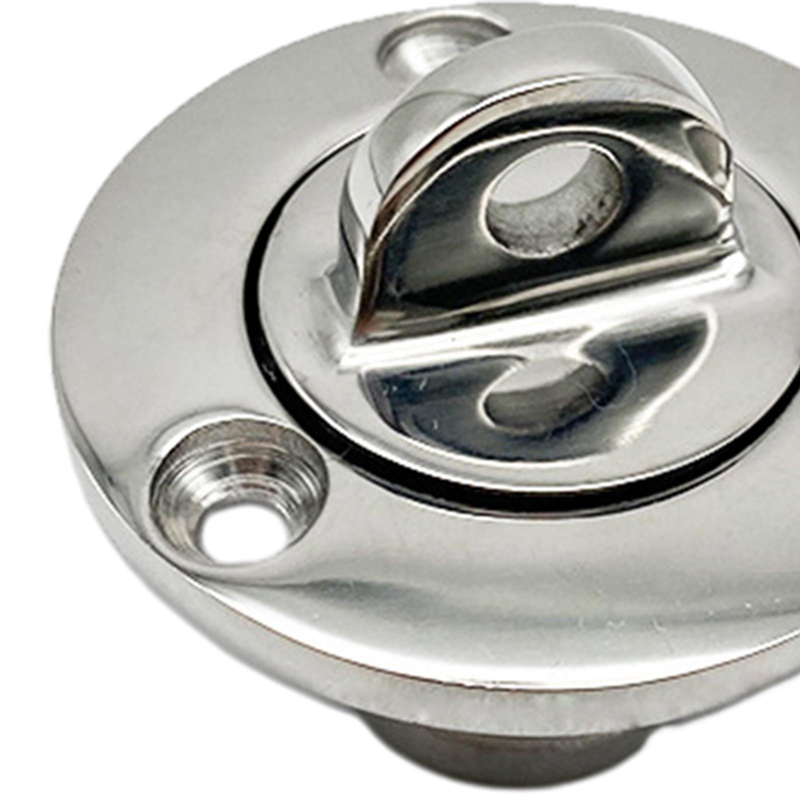 Boat Drain Plug with Screws Round Universal Threaded Boat Transom Drain Plug