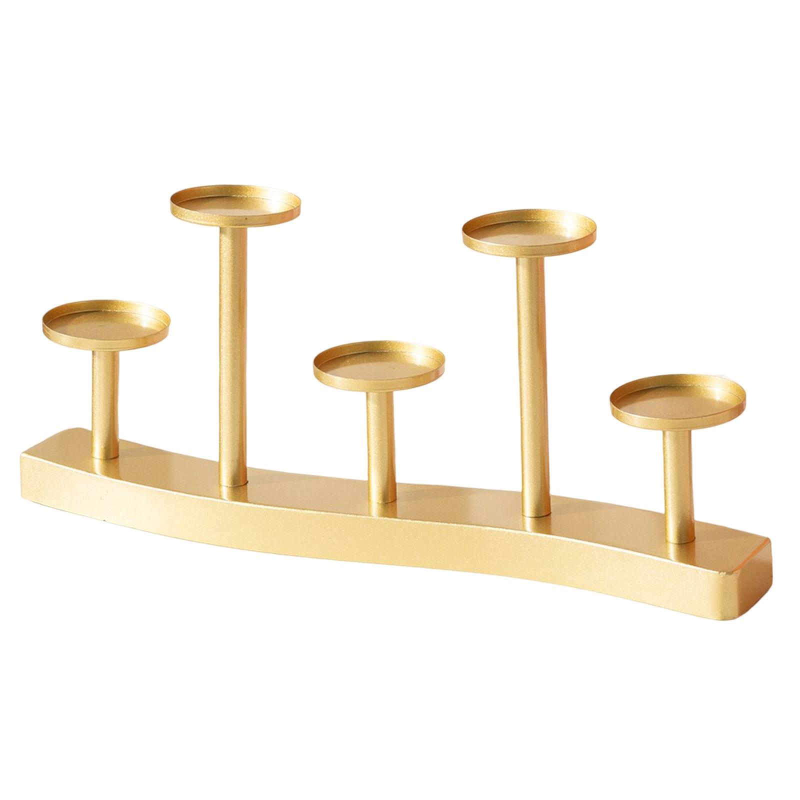 Candle Holder Ornament Candelabra Candlestick Centerpiece Gift Tea Light Holder for Banquet Wedding Table Pillar Stand Dining Table