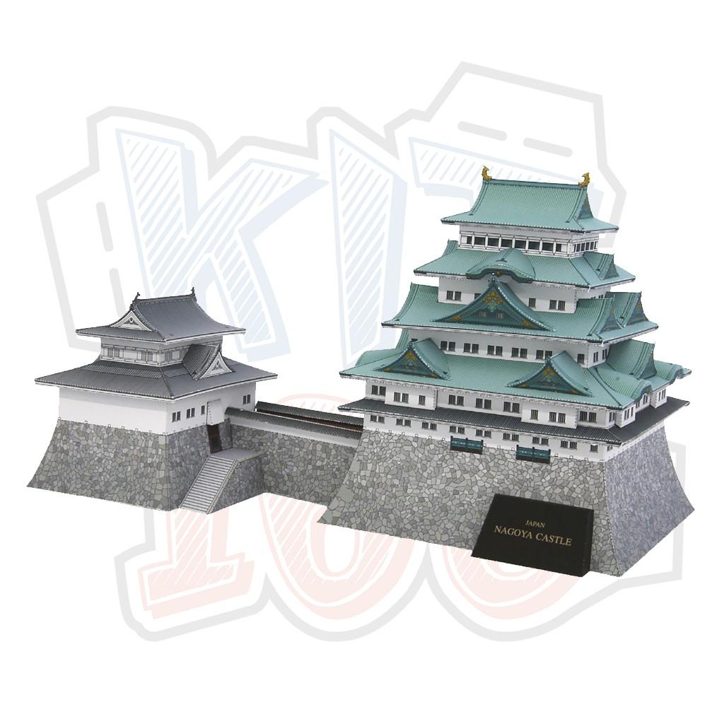 Mô hình giấy kiến trúc Nhật Bản Lâu đài Nagoya Castle