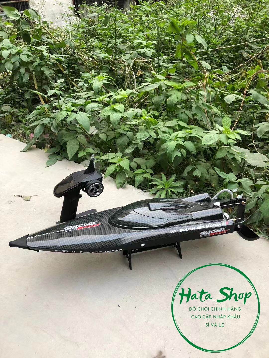 Tàu Cano Điều Khiển Từ Xa FT011 siêu tốc Racing Boat Fei lun 55km/h cao cấp High Speed