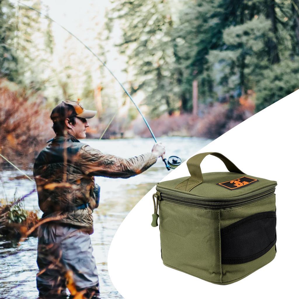 Durable Carp Fishing Reel Storage Bag Fishing Hook Gear Tackle Bag Carrier
