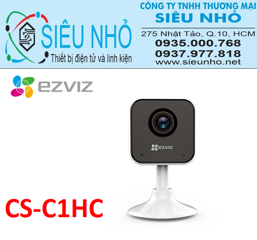 Camera IP wifi EZVIZ C1HC Full HD 1080p đàm thoại 2 chiều, ống kính góc rộng 130 độ - Hàng Chính Hãng