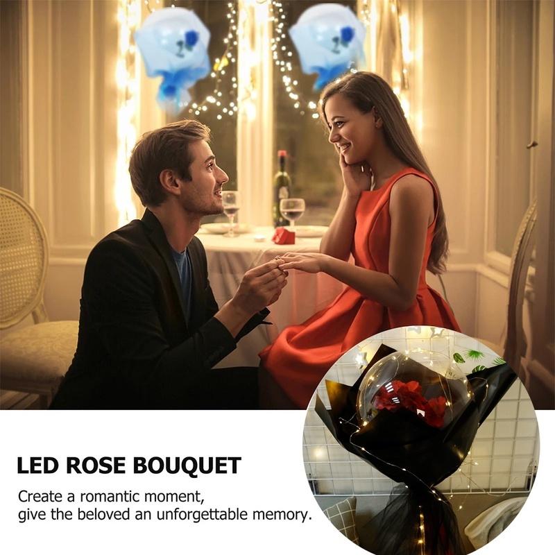 Bong Bóng Bobo Có Đèn LED Phát Sáng Độc Đáo Trang Trí Tiệc Cưới/ Tiệc Sinh Nhật