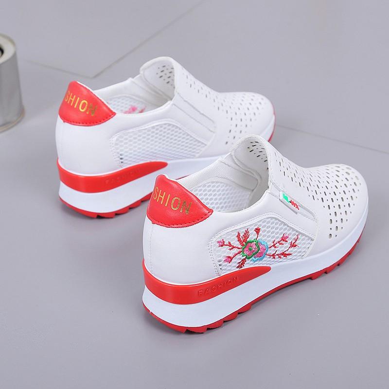 Giày sneaker da PU lưới cho nữ