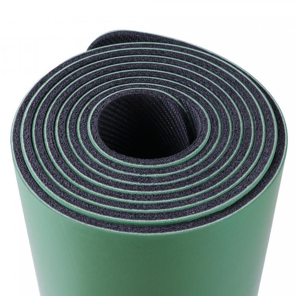 Thảm Tập Yoga Vân Định Tuyến Da PU Hãng Amalife Thảm Yoga Tập Gym Cao Cấp + Túi Đựng Thảm và Dây Buộc