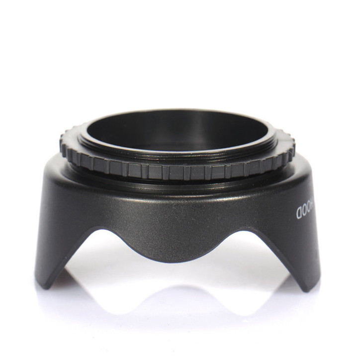 Lens hood - Loa che nắng hoa sen vặn ren ống kính máy ảnh Phi 58mm