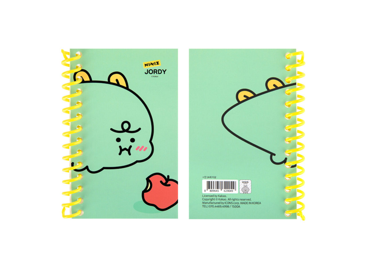 Sổ Tay Bỏ Túi Jordy KAKAO FRIENDS Chính Hãng