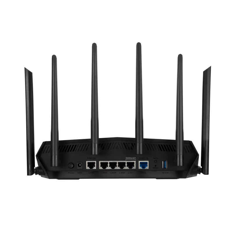 Router Wifi6 ASUS TUF-AX6000 Gaming Router Chuẩn AX6000/ 1148+4804 Mbps (Router WiFi có thể mở rộng) - Hàng Chính Hãng