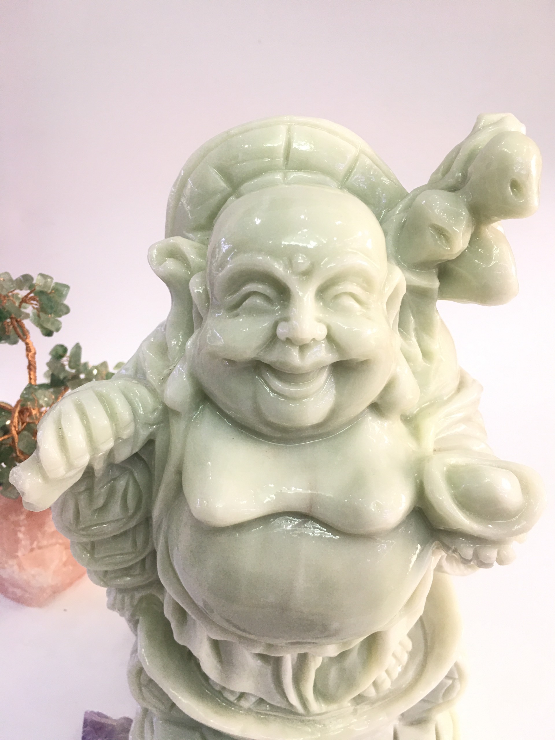 Tượng Phật Di Lặc cầm vàng - cao 25cm - nặng 4,7kg