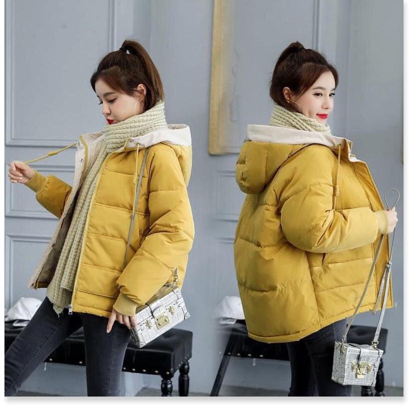 ÁO KHOÁC PHAO NỮ 3 LỚP CÓ NÓN THỜI TRANG BAO ẤM ÁP CHO MÙA ĐÔNG NĂM NAY VINA 1HITSTORE